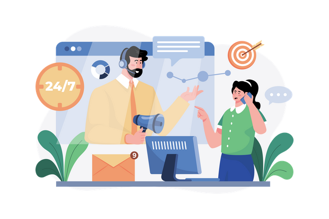 Marketing Consultant  Illustration