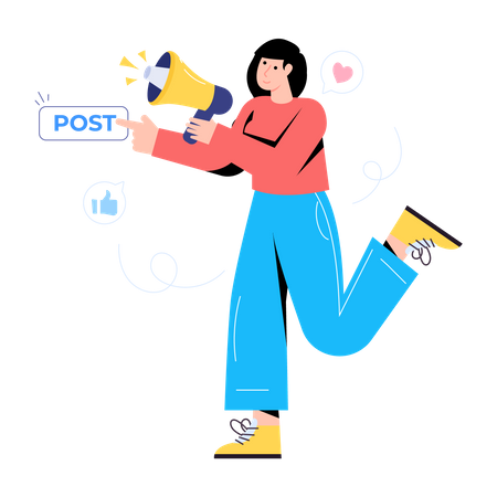 Marketing de medios  Ilustración