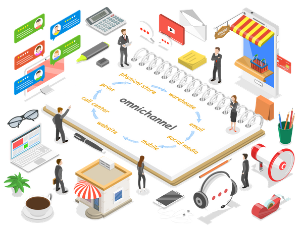 Commercialisation de produits en ligne  Illustration