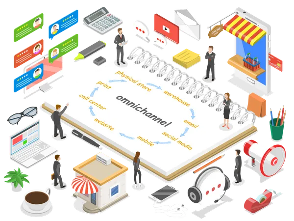 Commercialisation de produits en ligne  Illustration