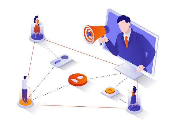Marketing de referencia  Ilustración