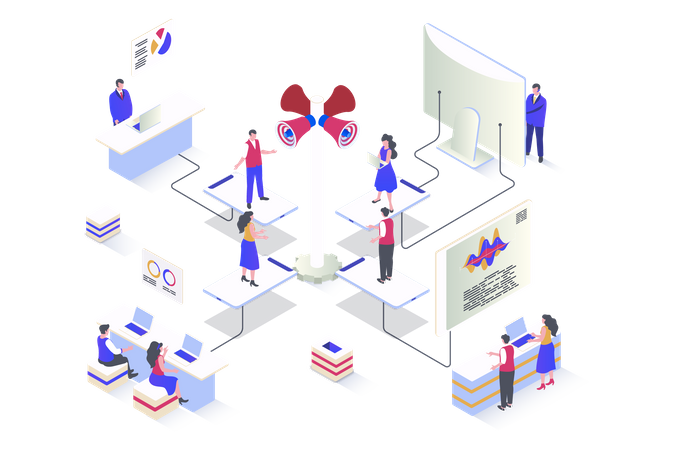 Marketing de referencia  Ilustración