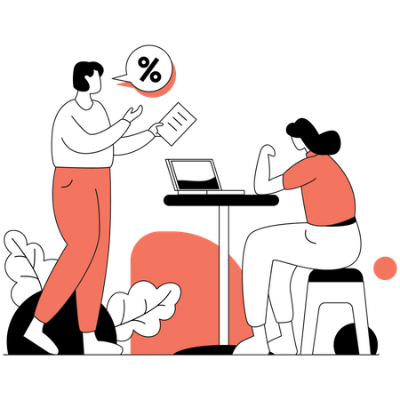 Marketing de venda de compras  Illustration