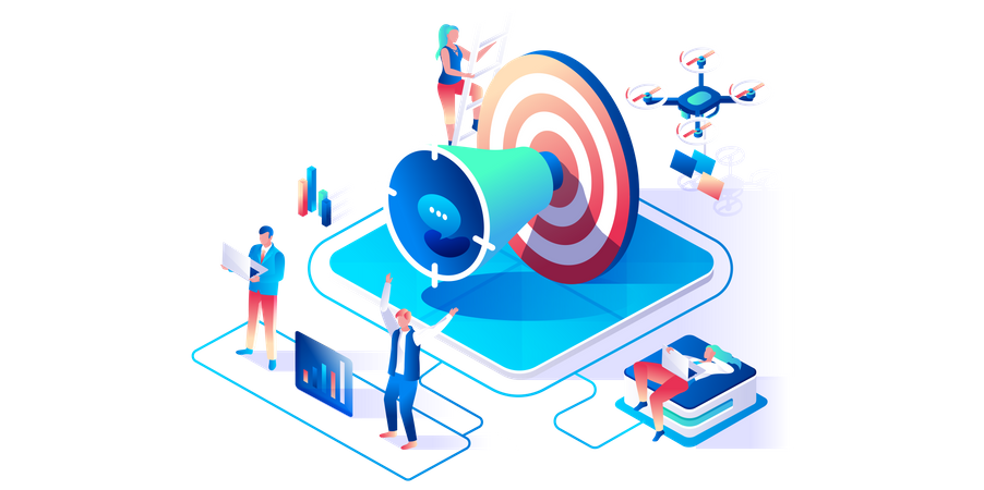 Marketing Goal  Illustration