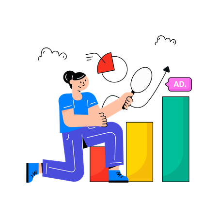 Marketing Growth Analytics  Illustration