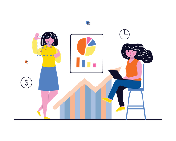 Marketing growth  Illustration