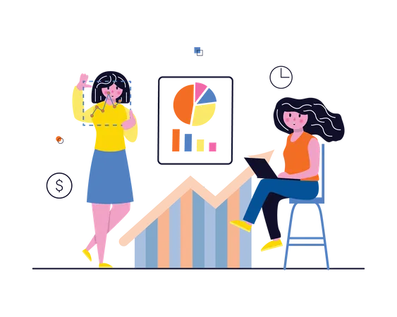 Marketing growth  Illustration