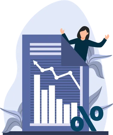 Marketing Growth Report  Illustration