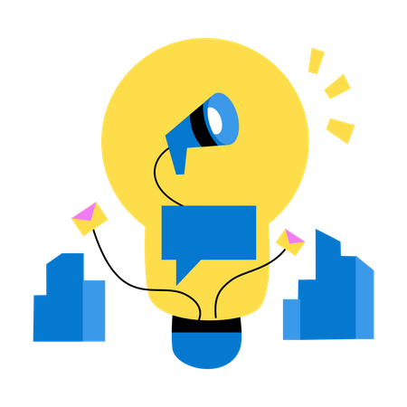 Marketing idea  일러스트레이션