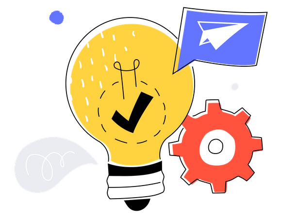 Marketing idea  Illustration