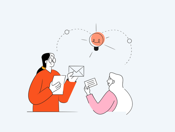 Marketing idea  일러스트레이션