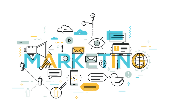 Marketing  Illustration