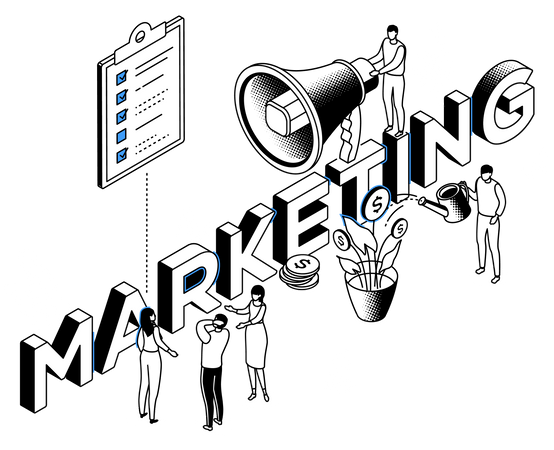 Marketing  Illustration