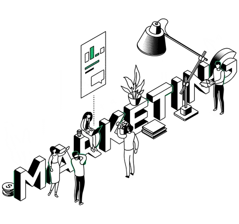 Marketing  Illustration