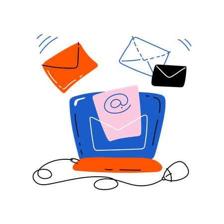 Marketing mail  Illustration