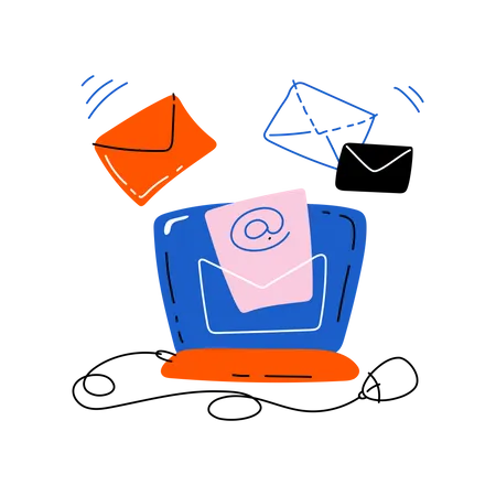 Marketing mail  Illustration