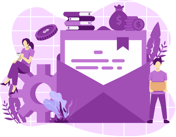 Marketing Mail  Illustration