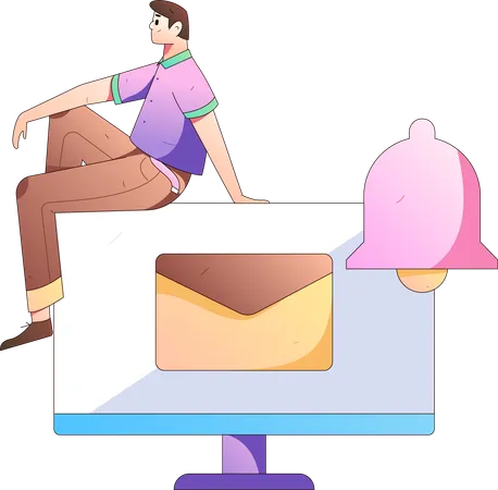 Marketing mails sent by team  Illustration