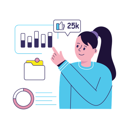 Le marketing numérique  Illustration