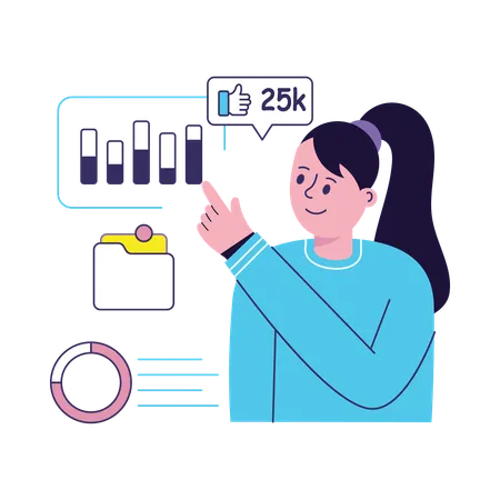 Le marketing numérique  Illustration