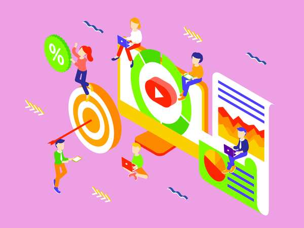 Le marketing numérique  Illustration