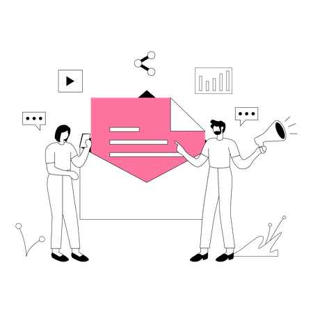 Correo de propaganda  Ilustración