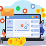 marketing revenue illustration