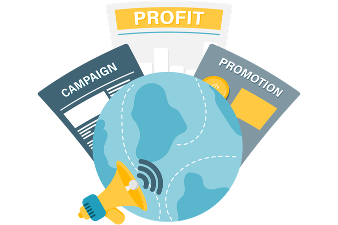 Marketing stratégique et image de marque  Illustration