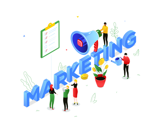 Marketing strategy  Illustration