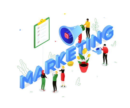 Marketing strategy  Illustration