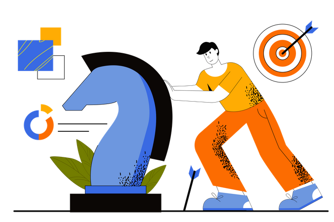 Marketing Strategy  Illustration