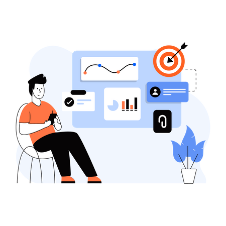 Marketing Strategy  Illustration