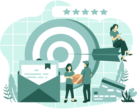 Marketing Target  Illustration