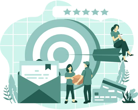 Marketing Target  Illustration