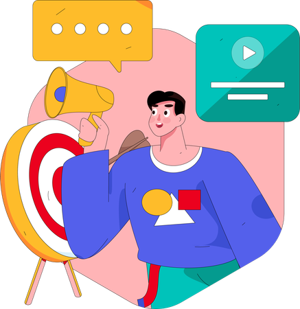 Marketing target  Illustration