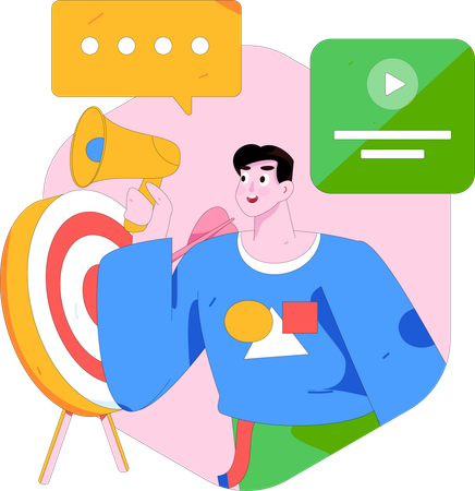 Marketing target  Illustration