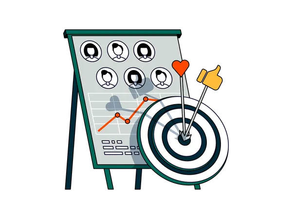 Marketing Target  Illustration