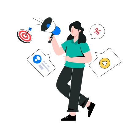 Marketing target  Illustration