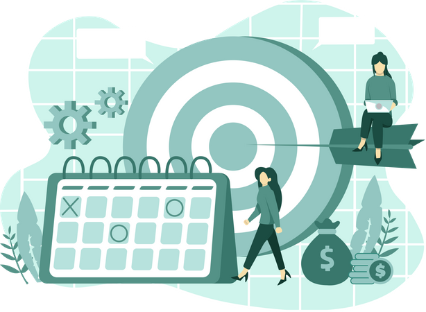 Marketing target planning  Illustration