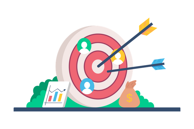 Marketing Targeting  Illustration