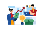 Market Trends Analysis Illustrations Images Vectors Royalty Free