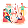 marketing team illustrations