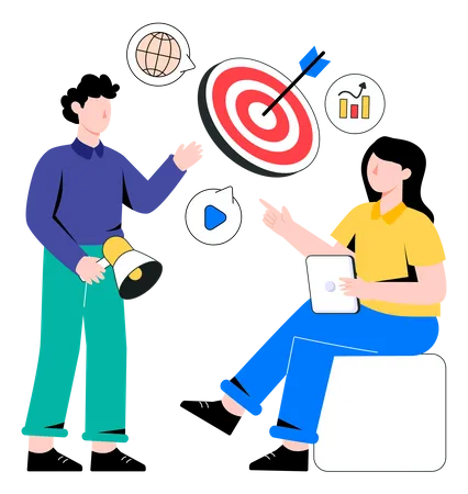 Marketing Team  Illustration