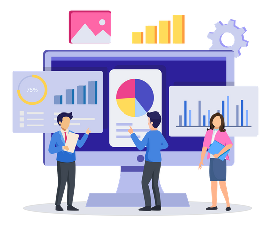 Marketing Team  Illustration