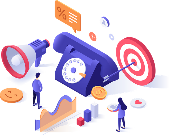 Marketing tools and result  Illustration