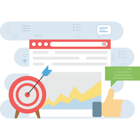Marketingziel  Illustration