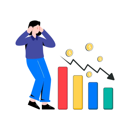 Marktdeflation  Illustration