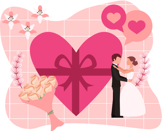 Marriage Ceremony  Illustration