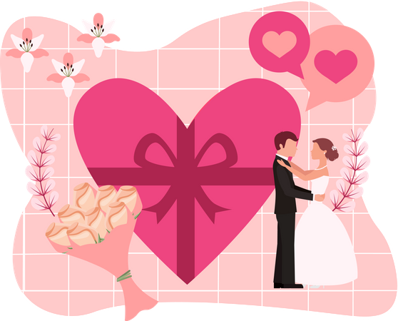 Marriage Ceremony  Illustration