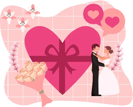 Marriage Ceremony  Illustration